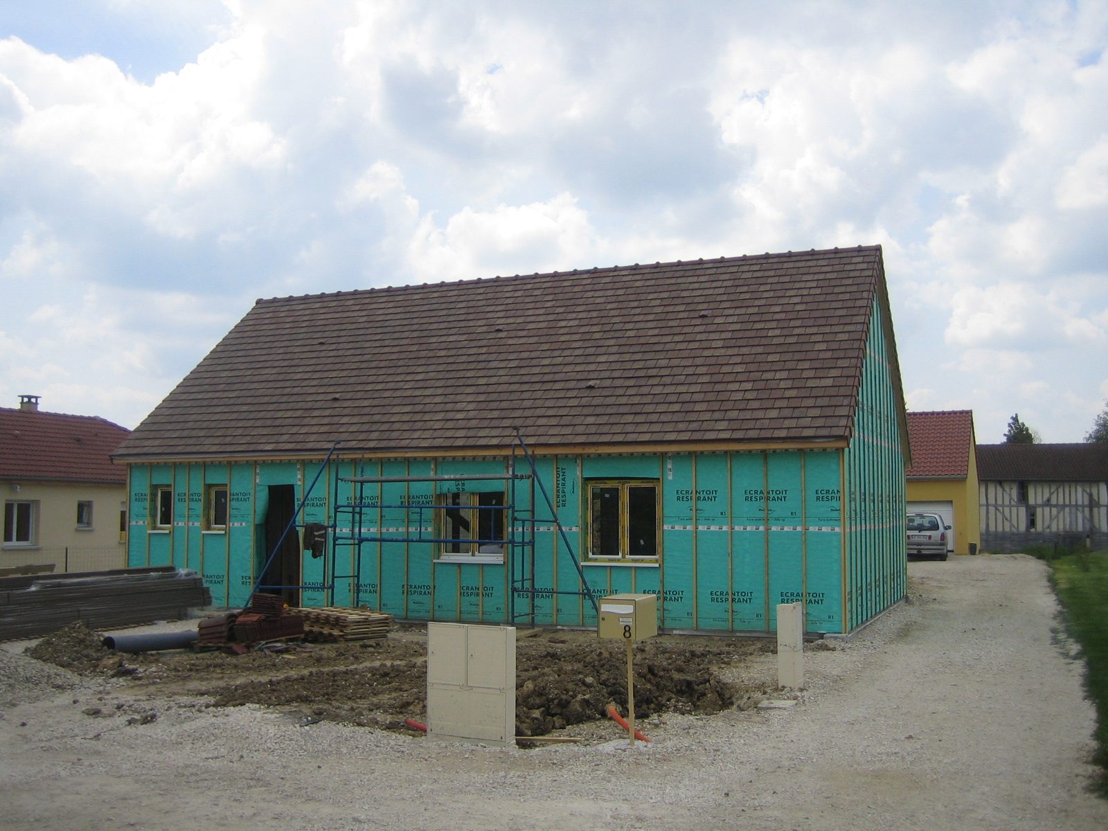 Structure et ossature bois en chantier — photo 11