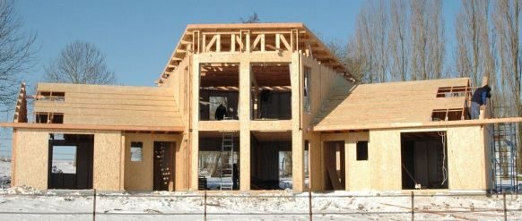 Structure et ossature bois en chantier — photo 16