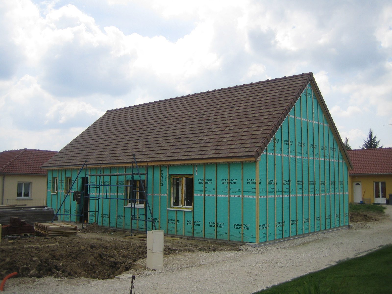 Structure et ossature bois en chantier — photo 12