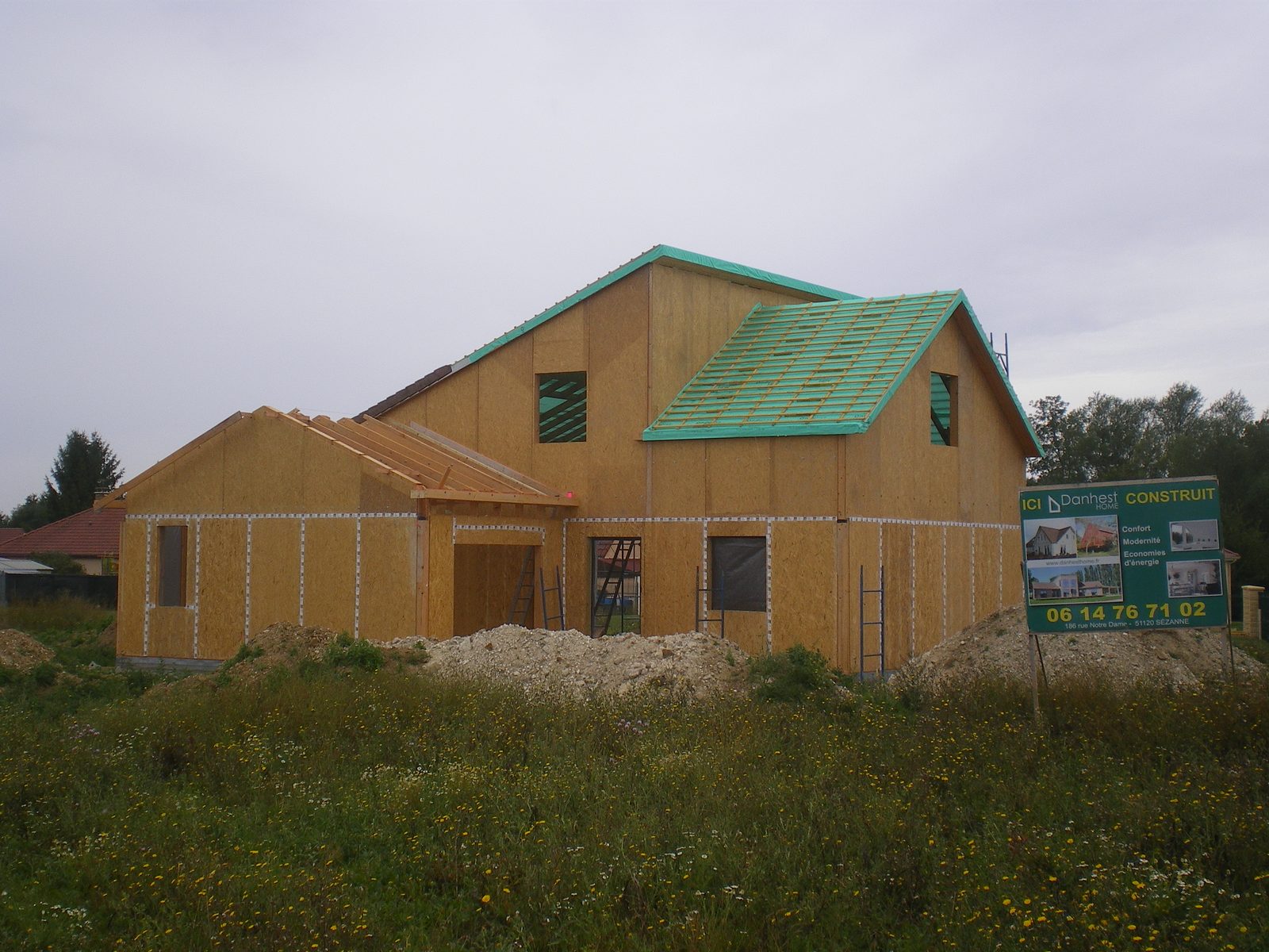 Structure et ossature bois en chantier — photo 7