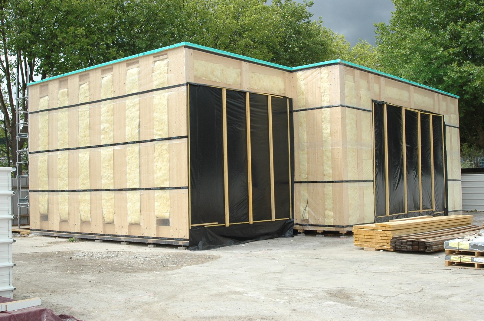 Structure et ossature bois en chantier — photo 19