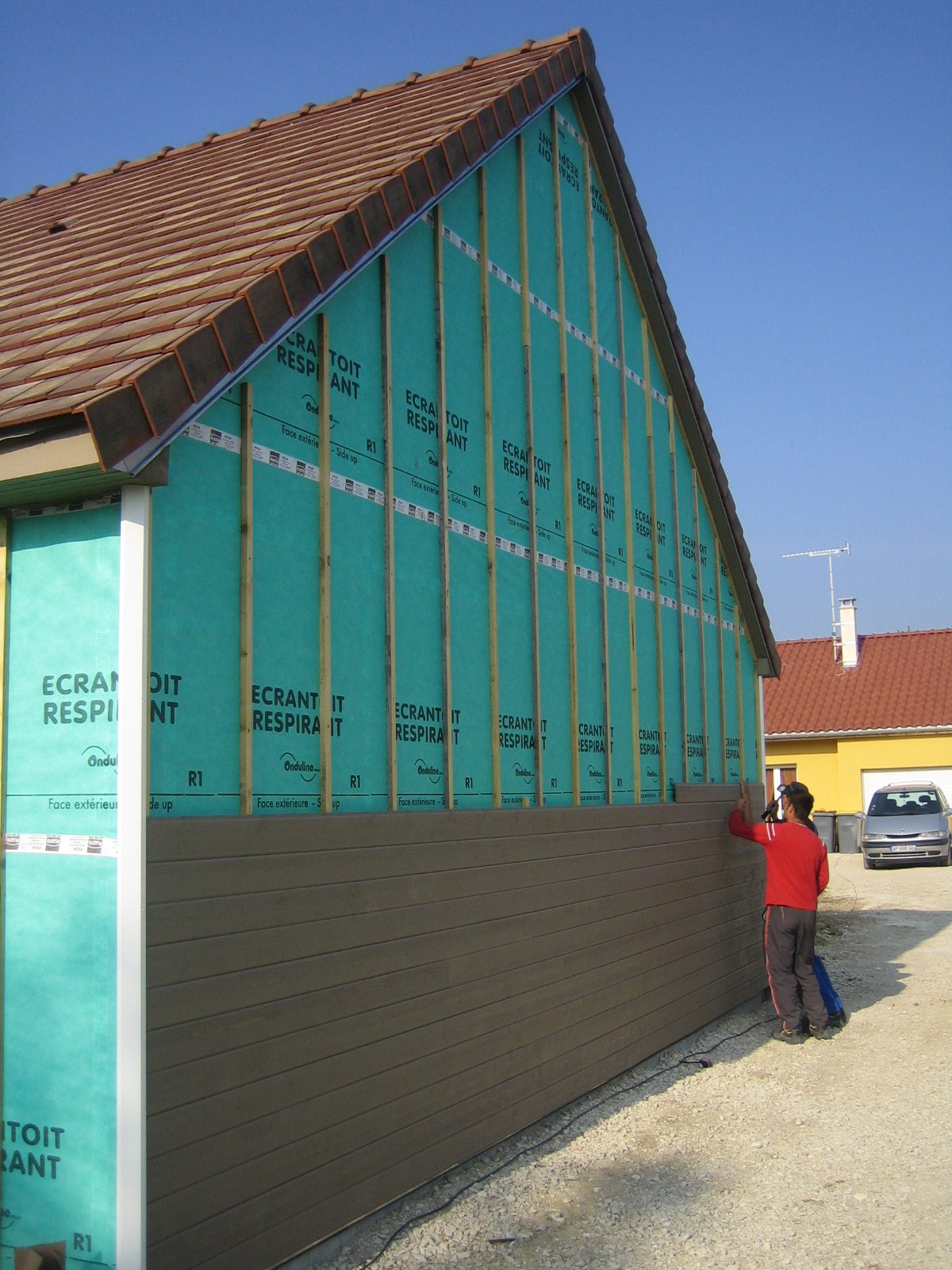 Structure et ossature bois en chantier — photo 13