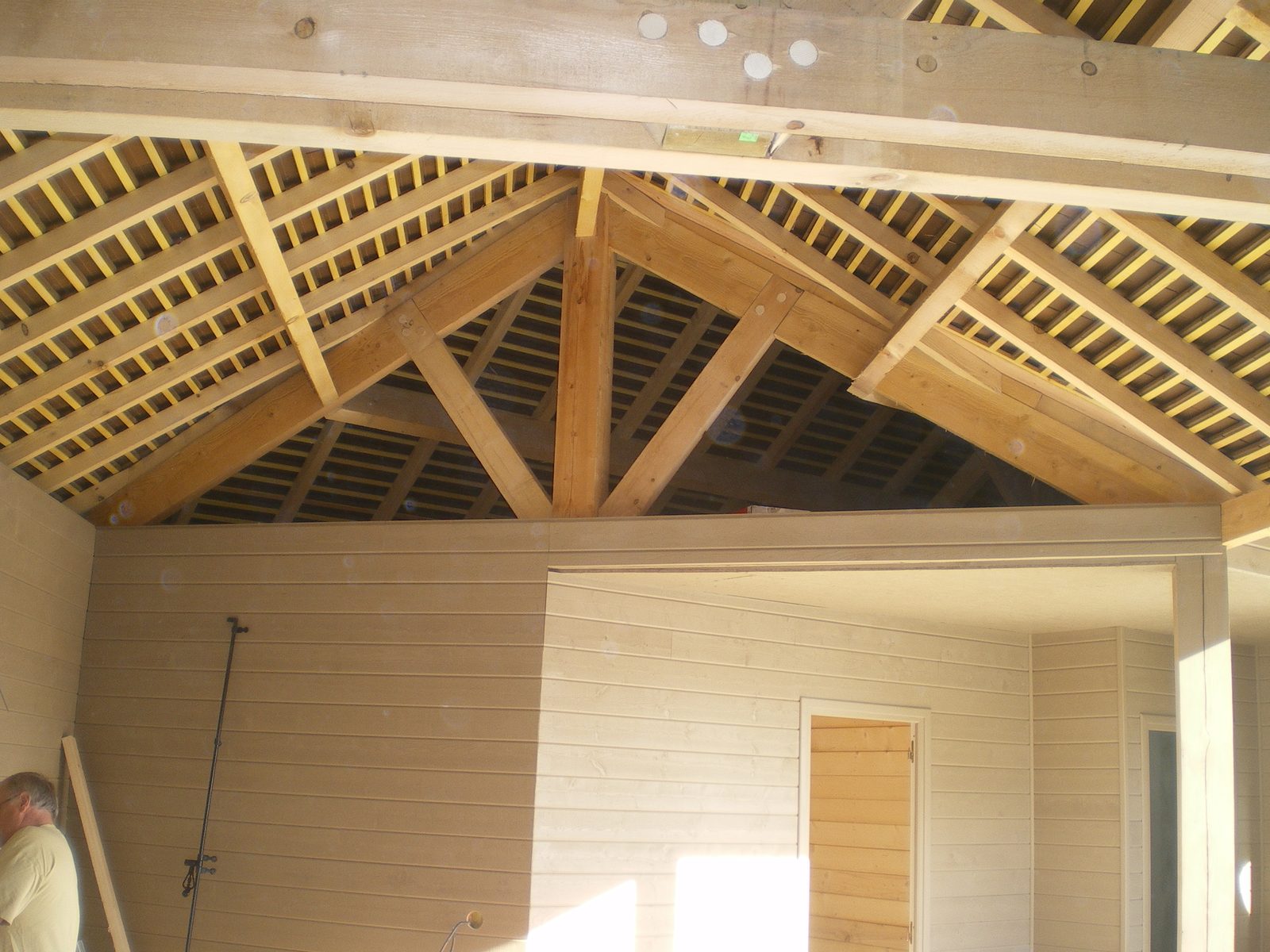 Charpente traditionnelle en cours de montage — photo 7