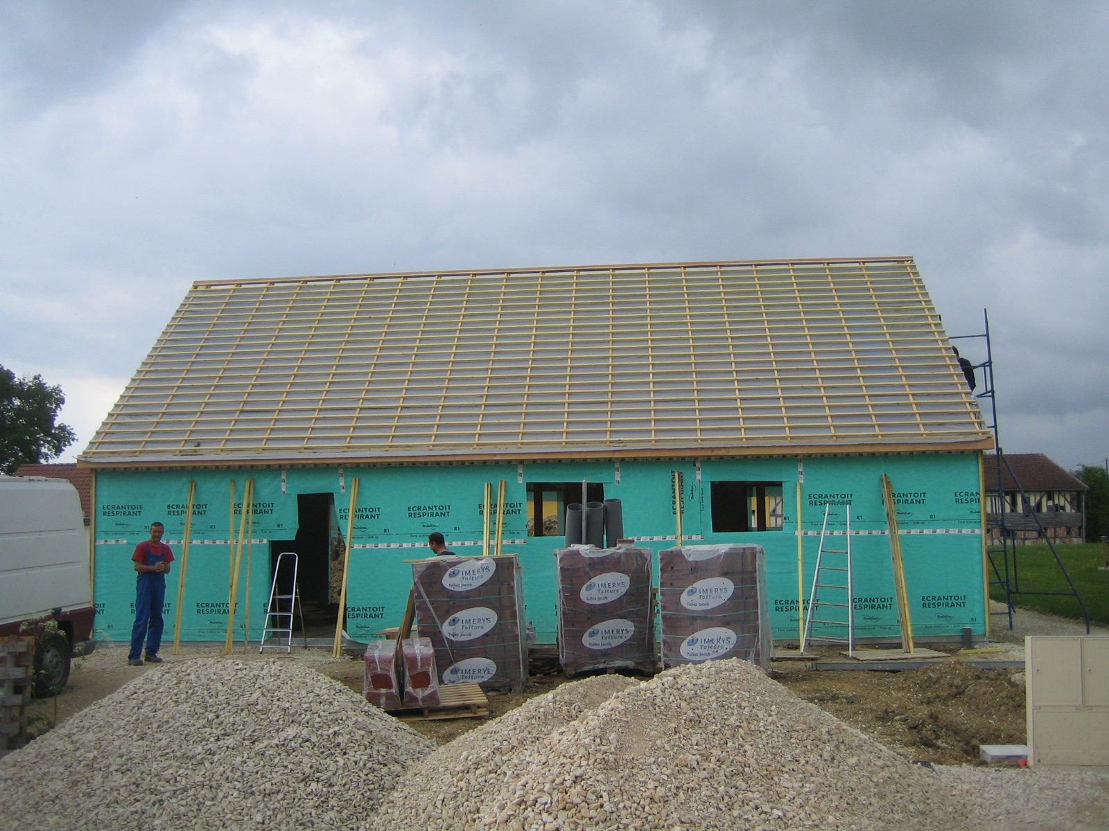 Structure et ossature bois en chantier — photo 9