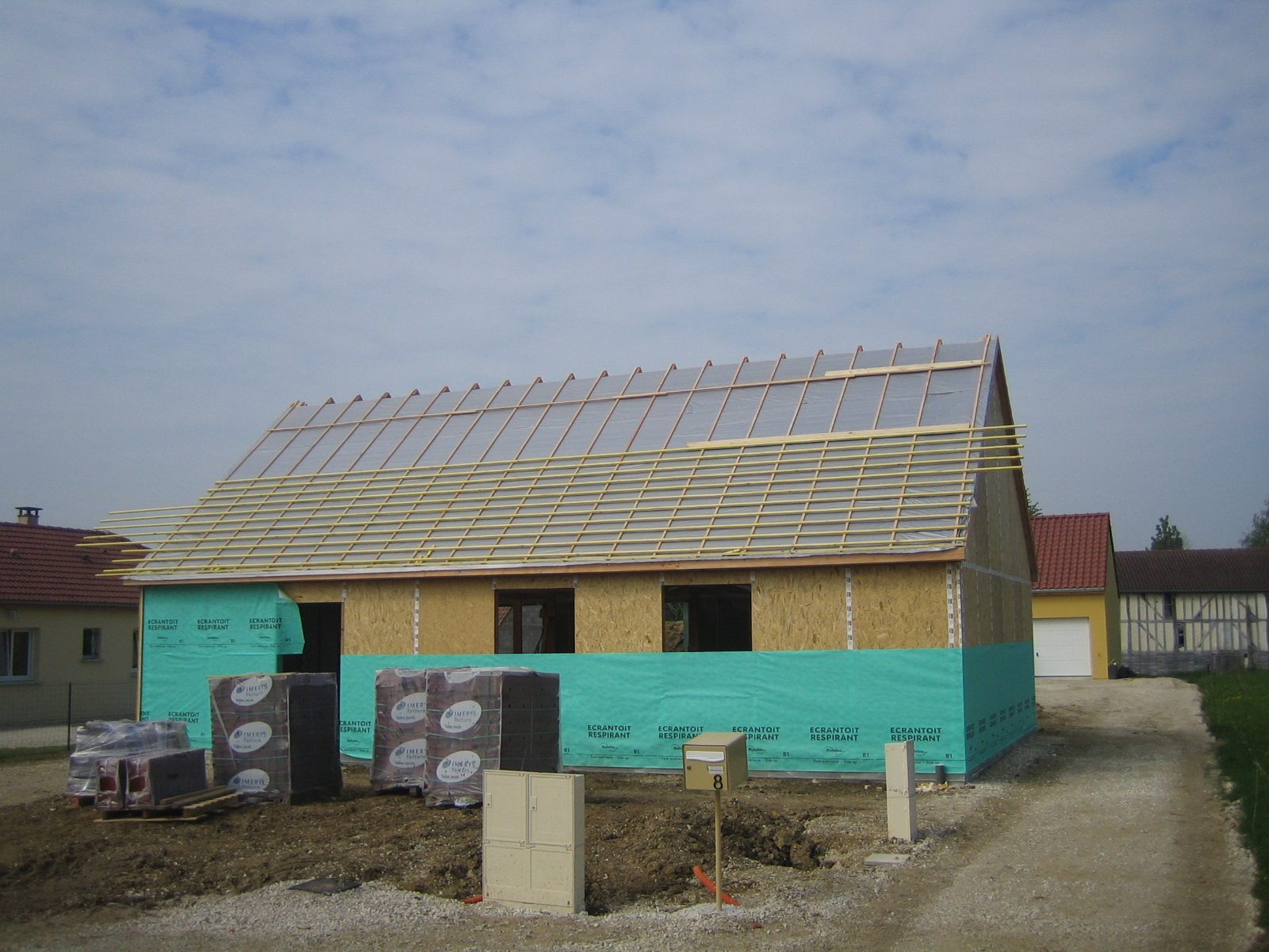 Structure et ossature bois en chantier — photo 8