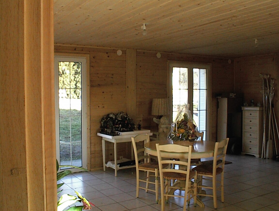 Différents aspects intérieurs dans les maisons à structure bois — photo 10