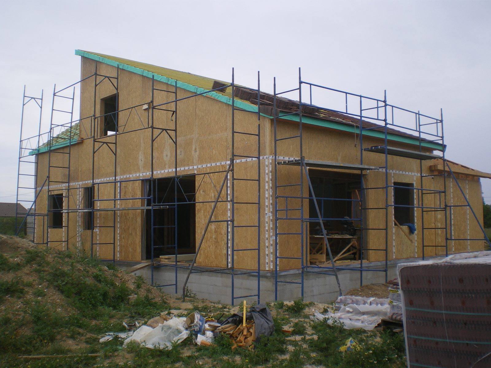 Structure et ossature bois en chantier — photo 6