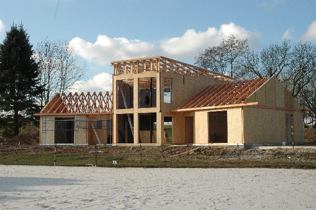 Structure et ossature bois en chantier — photo 3