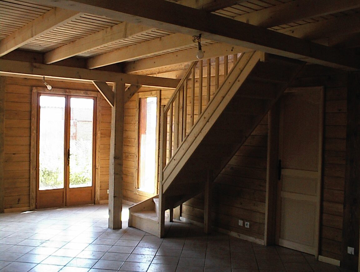 Différents aspects intérieurs dans les maisons à structure bois — photo 7