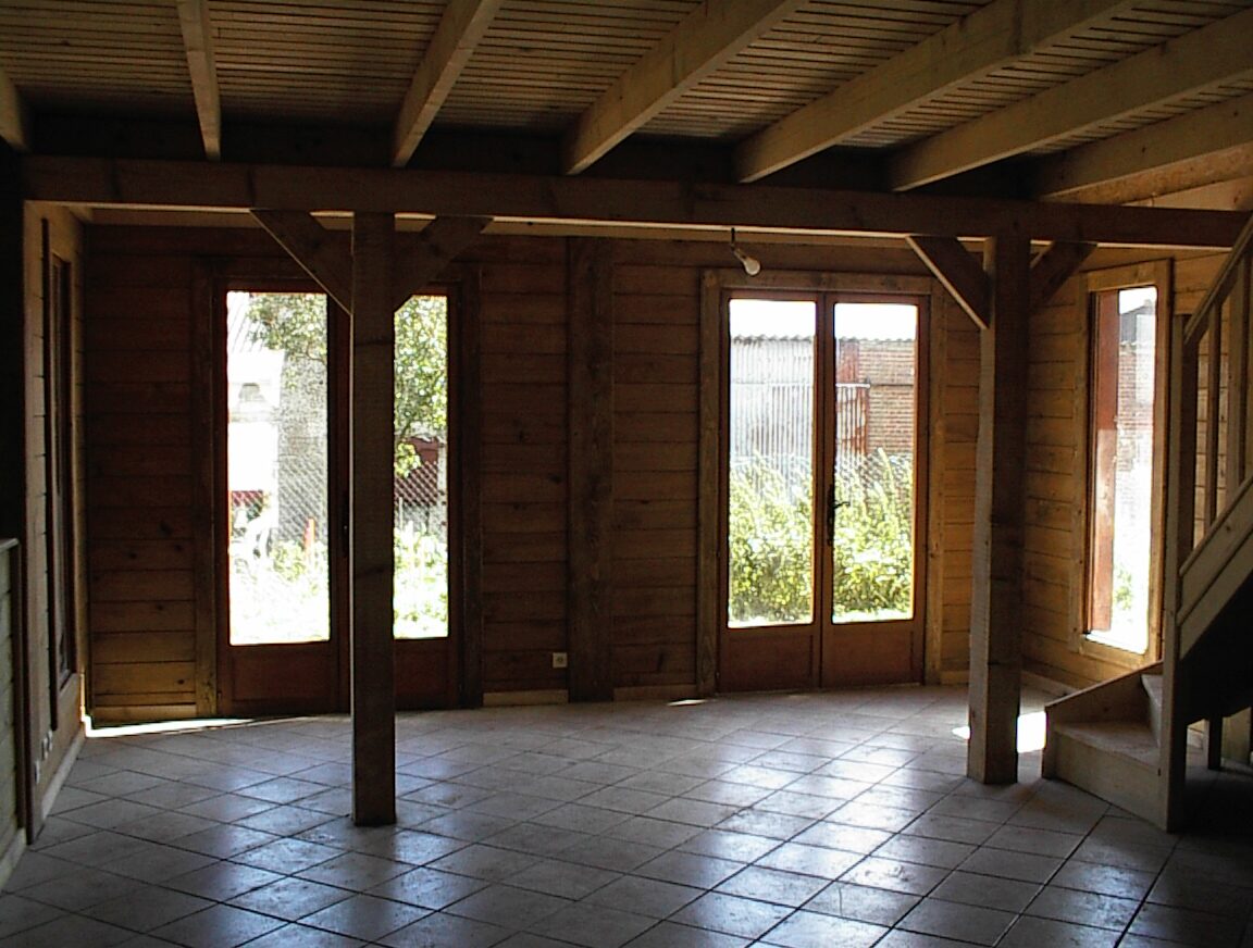 Différents aspects intérieurs dans les maisons à structure bois — photo 8