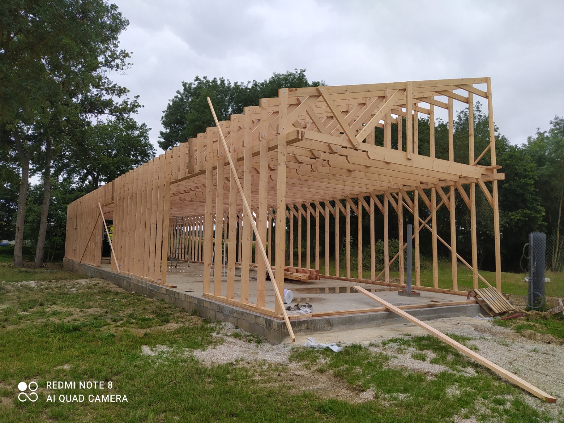 Chantier ossature bois Happy Home — photo 14