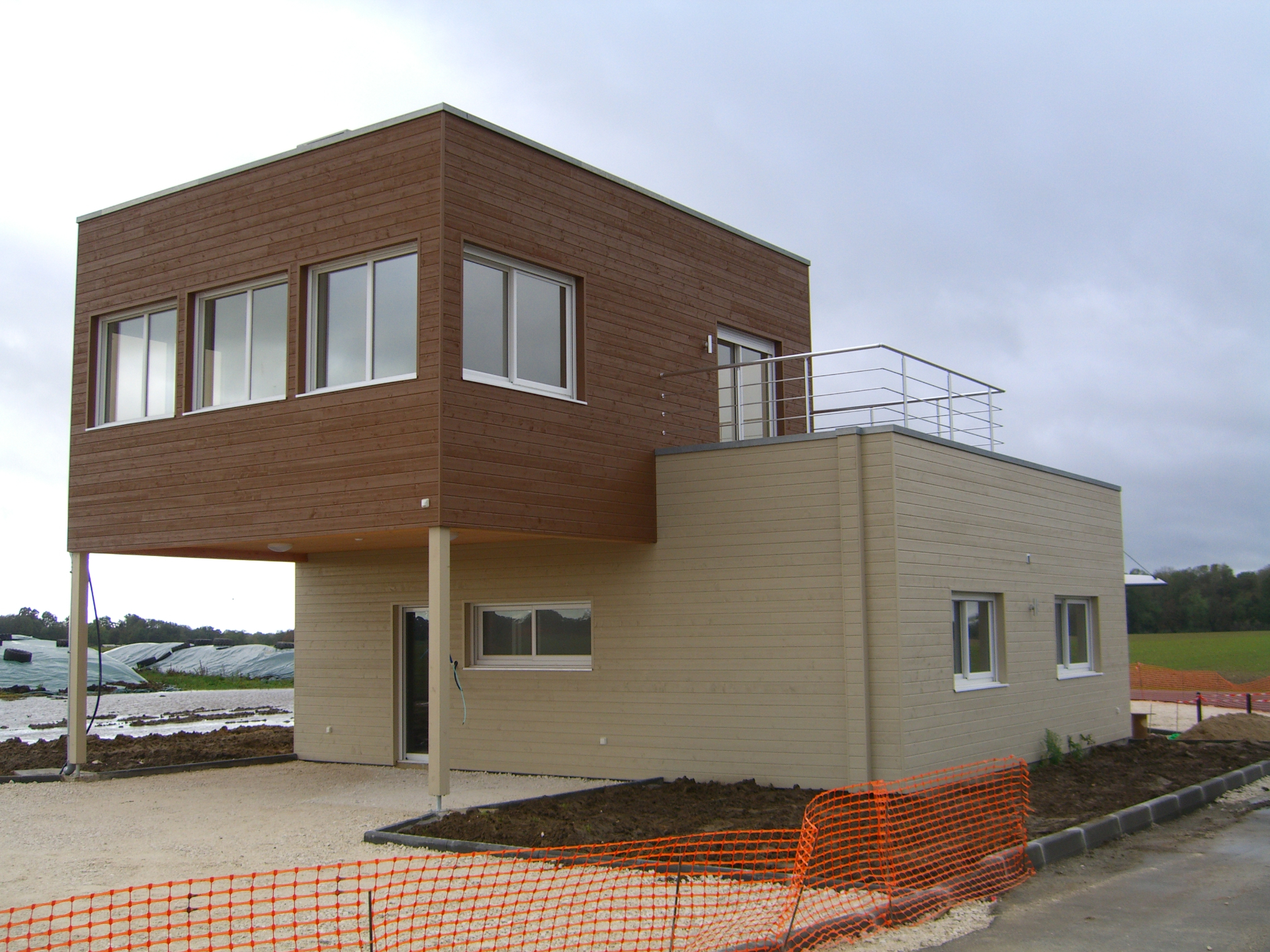 Maison contemporaine ossature bois — photo 13